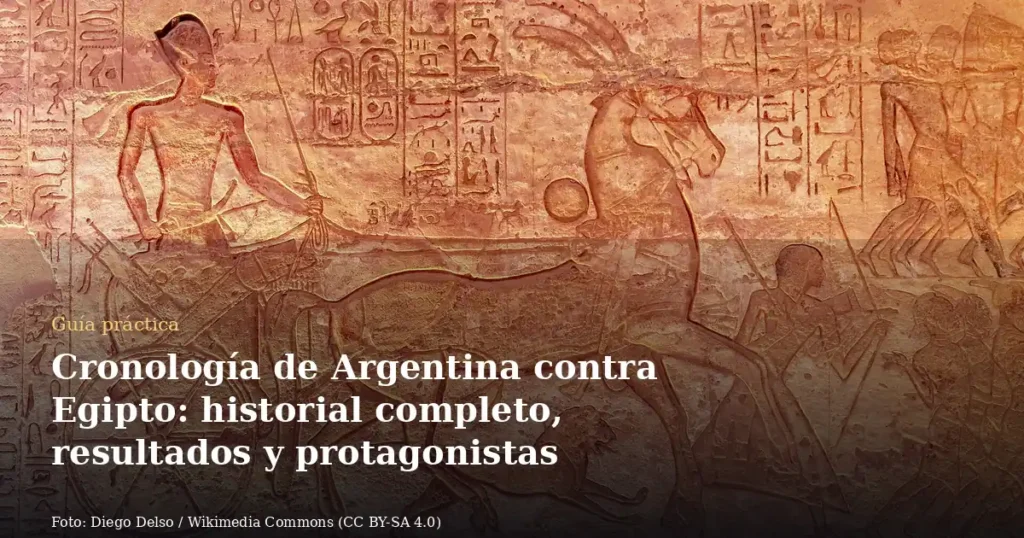 Cronología de Argentina contra Egipto: historial completo, resultados y protagonistas