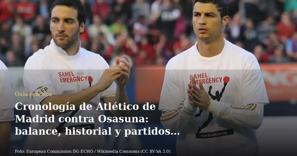 Cronología de Atlético de Madrid contra Osasuna: balance, historial y partidos clave