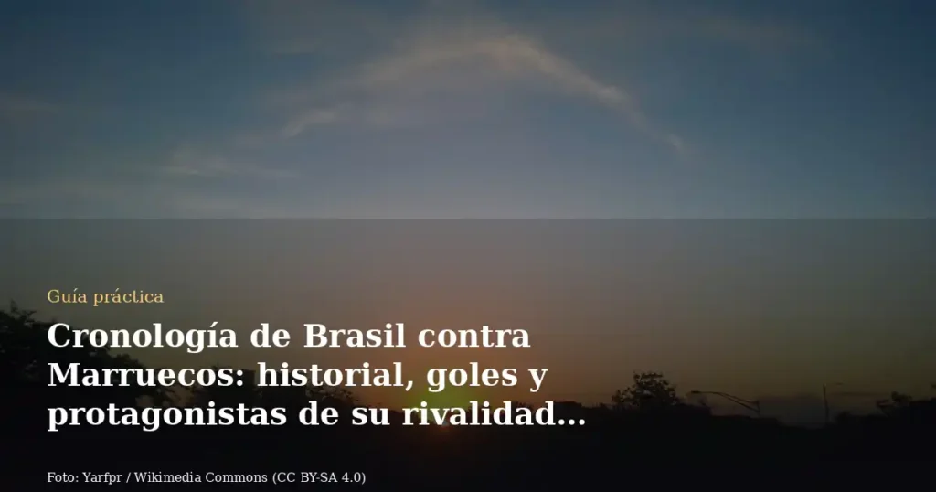 Cronología de Brasil contra Marruecos: historial, goles y protagonistas de su rivalidad mundialista